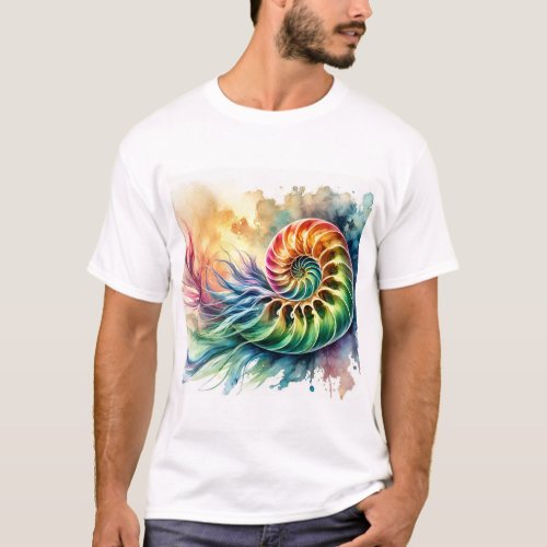 Nautilus Beauty 180624AREF124 _ Watercolor T_Shirt