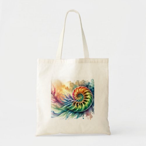 Nautilus Beauty 180624AREF124 _ Watercolor Tote Bag