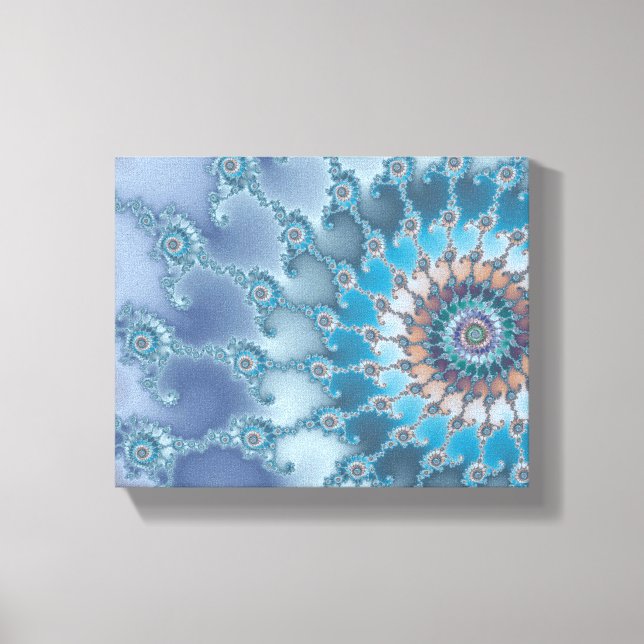 Nautilus - Fractal Art Canvas Print (Front)