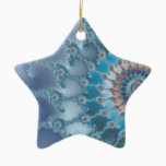 Nautilus - Fractal Art Ceramic Ornament