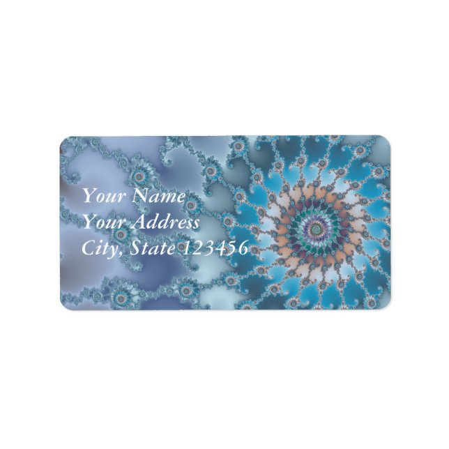 Nautilus - Fractal Art Label (Front)