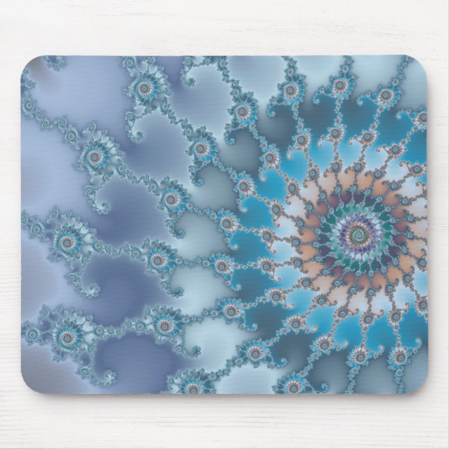 Nautilus - Fractal Art Mouse Pad (Front)