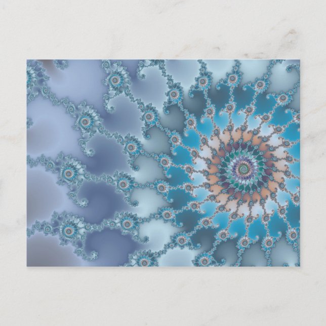 Nautilus - Fractal Art Postcard (Front)