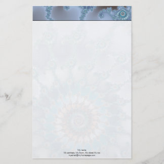 Nautilus - Fractal Art Stationery