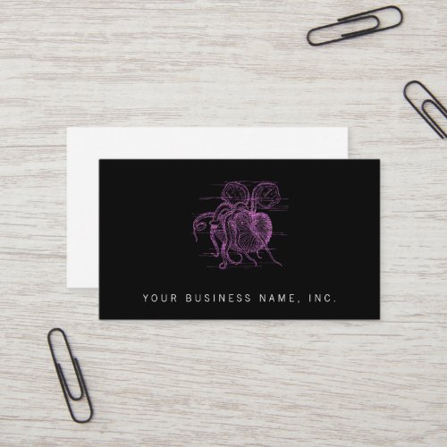 Nautilus (letterpress style) business card