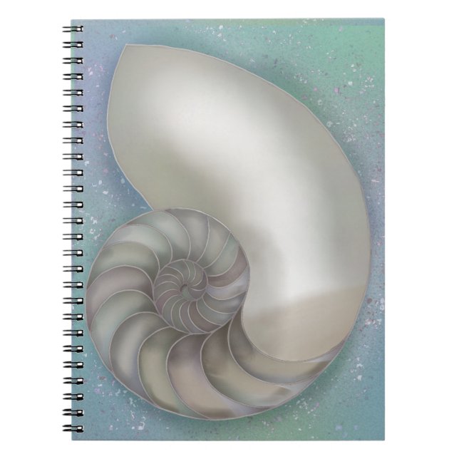 Nautilus Mother-of-Pearl Notebook (Front)