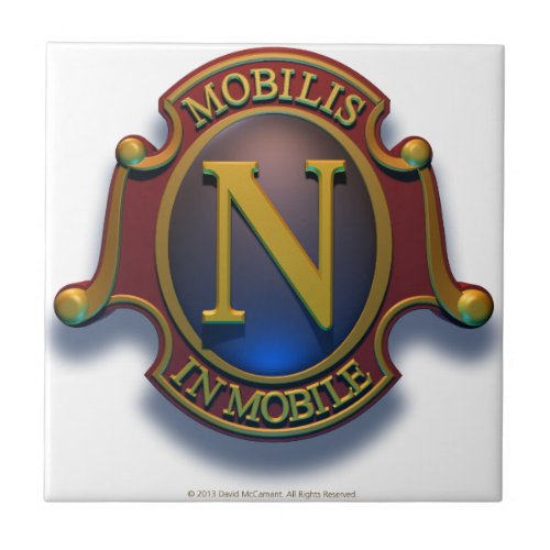 Nautilus N Shield by David McCamant Tile