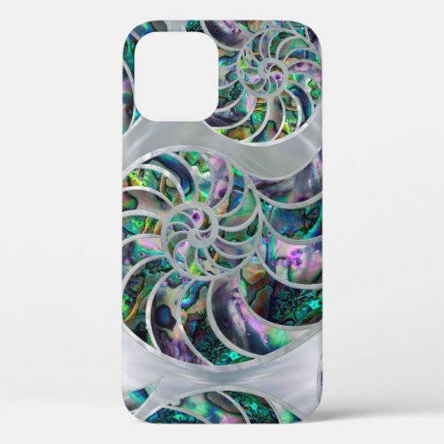 Nautilus Shell Abalone and Pearl iPhone 12 Case