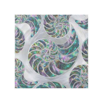 Nautilus Shell Abalone And Pearl Gallery Wrap by LoveMalinois at Zazzle