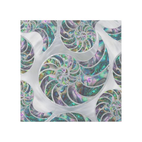 Nautilus Shell Abalone and Pearl Gallery Wrap
