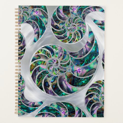 Nautilus Shell Abalone and Pearl Planner