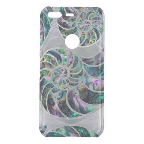 Nautilus Shell Abalone and Pearl Uncommon Google Pixel Case