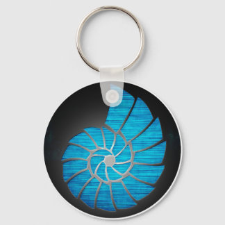 Nautilus Shell Keychain