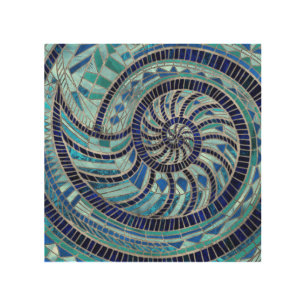 Nautilus Shell mosaic art