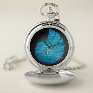 Nautilus Shell Pocket Watch
