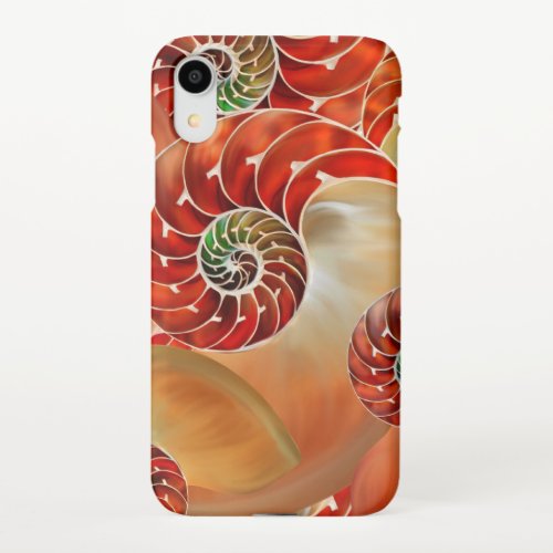 Nautilus Shells iPhone XR Case