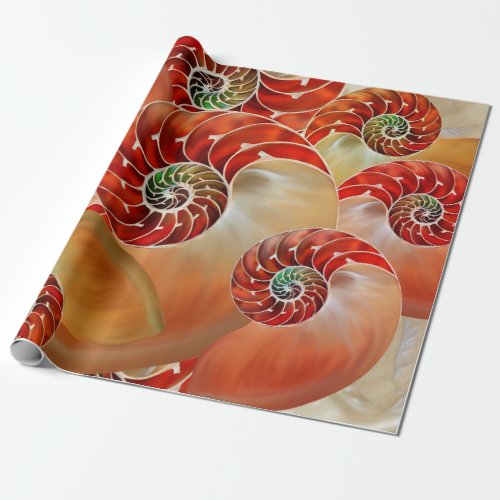 Nautilus Shells Wrapping Paper