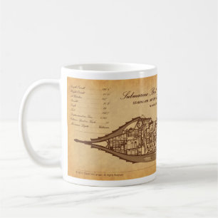 Nautilus SLS on Parchment by David McCamant Coffee Mug