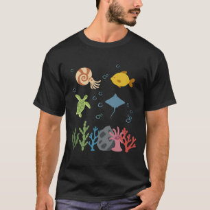 Nautilus Underwater Kids Fish Stingray T-Shirt