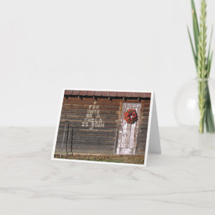 Nauvoo Rustic Christmas Card