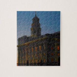 Nauvoo Temple at Sunset Jigsaw Puzzle