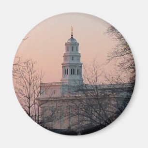 Nauvoo Temple at Twilight Magnet