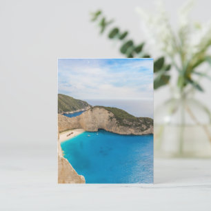 Navagio Beach (Shipwreck Beach) Greece Postcard 