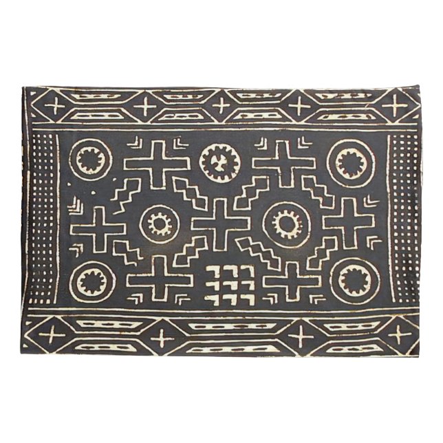 NAVAJO 1800s HORSE SADDLE BLANKET REPRINT Pillow Case (Back)