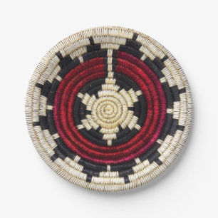 Navajo Basket Paper Plate