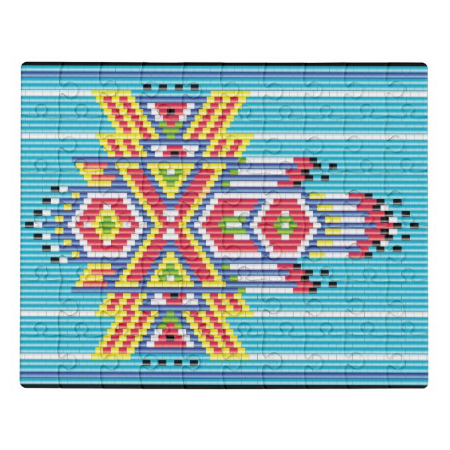 Navajo Bead Pattern Puzzle (Puzzle Horizontal)