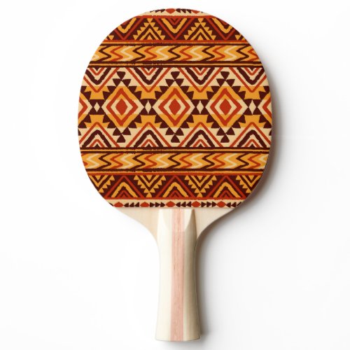 Navajo Ethnic Ornament: Vintage Seamless Ping Pong Paddle