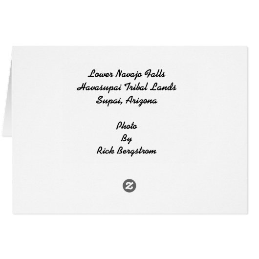 Navajo Falls (Back Horizontal)