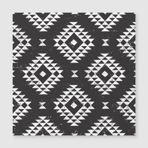 Navajo Geometric Black White Tribal