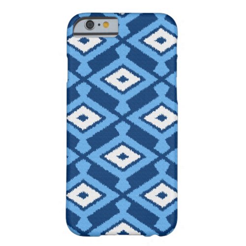 Navajo Ikat Pattern Indigo and Denim Blue Barely There iPhone 6 Case