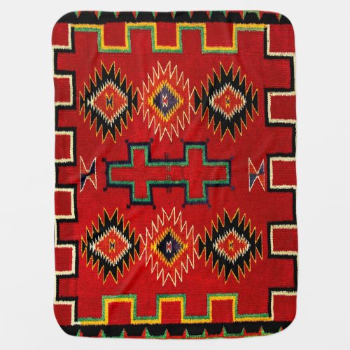 NAVAJO INDIAN 1890 HORSE SADDLE BLANKET