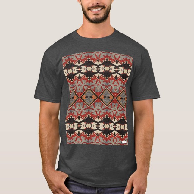 Navajo Indian Inspired Design T-Shirt HAMbWG (Front)