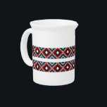 Navajo Morning Beverage Pitcher<br><div class="desc">This beautiful Native American design comes from the Navajo people.</div>