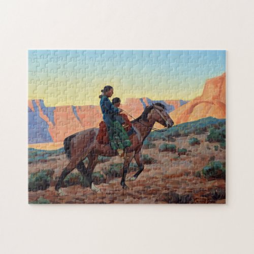 Navajo Mother by Maynard Dixon Jigsaw Puzzle