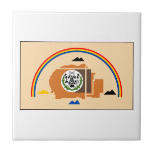 Navajo Nation Flag Ceramic Tile