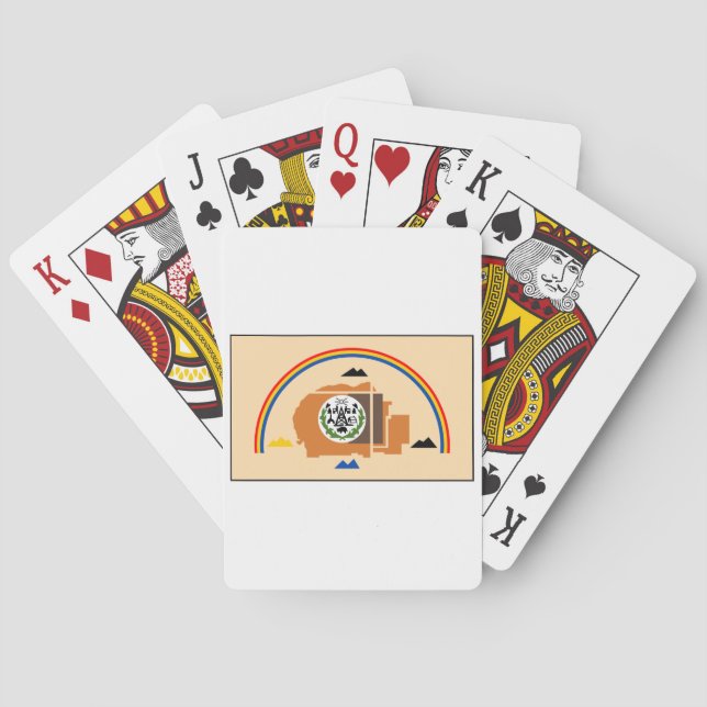 Navajo Nation Flag Poker Cards (Back)