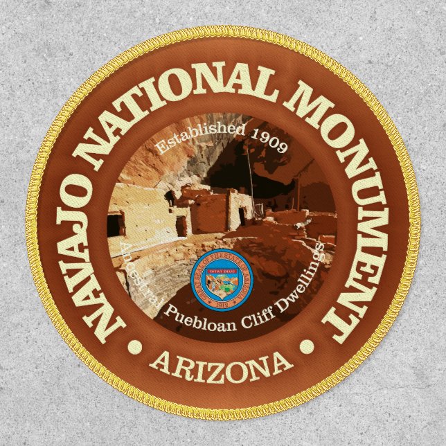 Navajo National Monument (NM) Patch (Front)