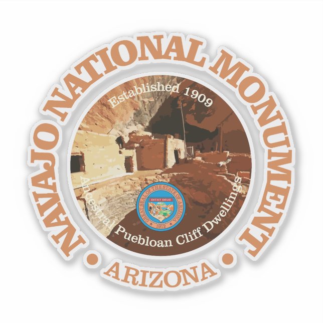 Navajo National Monument (NM) Sticker (Front)