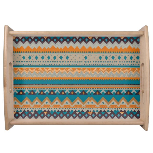 Navajo Native American Indian Western Serving Tray (Front)