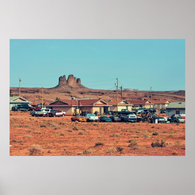 Navajo Native American life on a reservation in Ar Poster (Front)