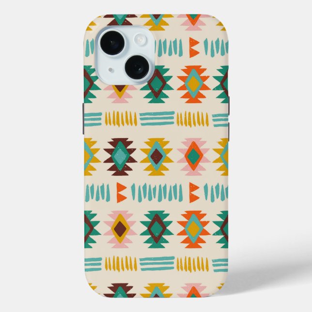 Navajo Native American Pattern Case-Mate iPhone Case (Back)