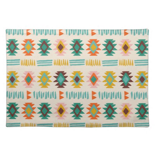 Navajo Native American Pattern Cloth Placemat