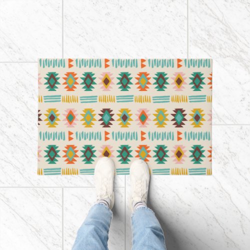 Navajo Native American Pattern Doormat