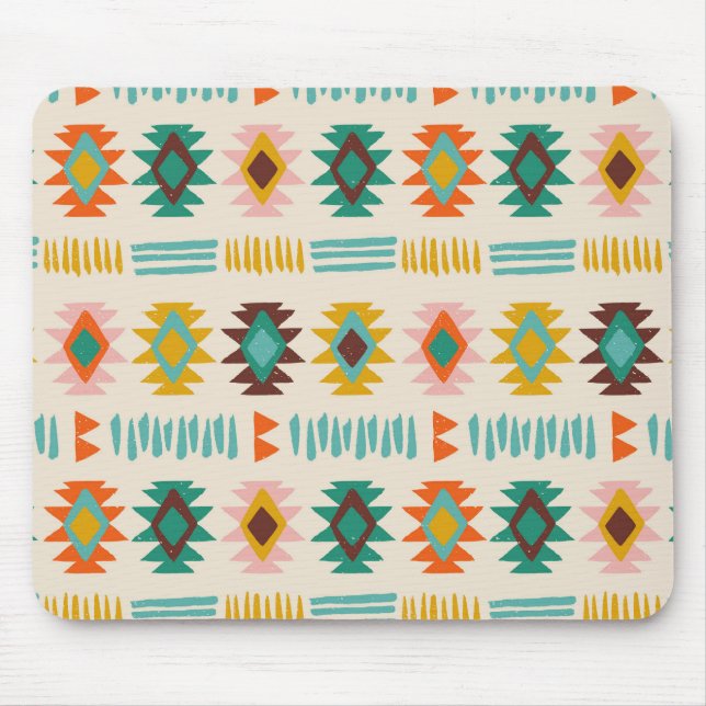 Navajo Native American Pattern Mouse Pad (Front)