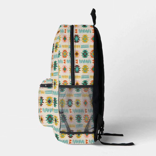 Navajo Native American Pattern Printed Backpack | Zazzle display picture 2