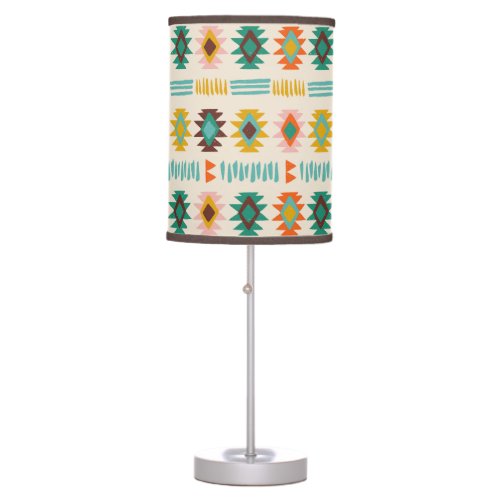 Navajo Native American Pattern Table Lamp
